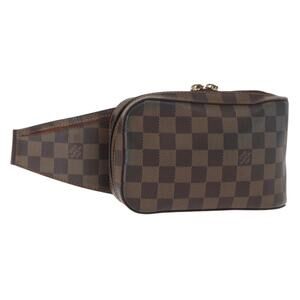 LOUIS VUITTON Damier Ebene Geronimos Shoulder Bag N51994 LV Auth 161298